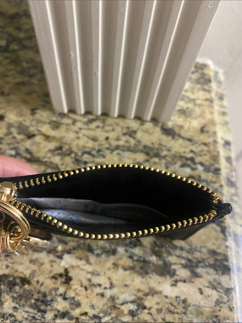 Victoria’s Secret zippered cardholder wallet with bag charm clip & keyring NWT - Picture 5 of 7
